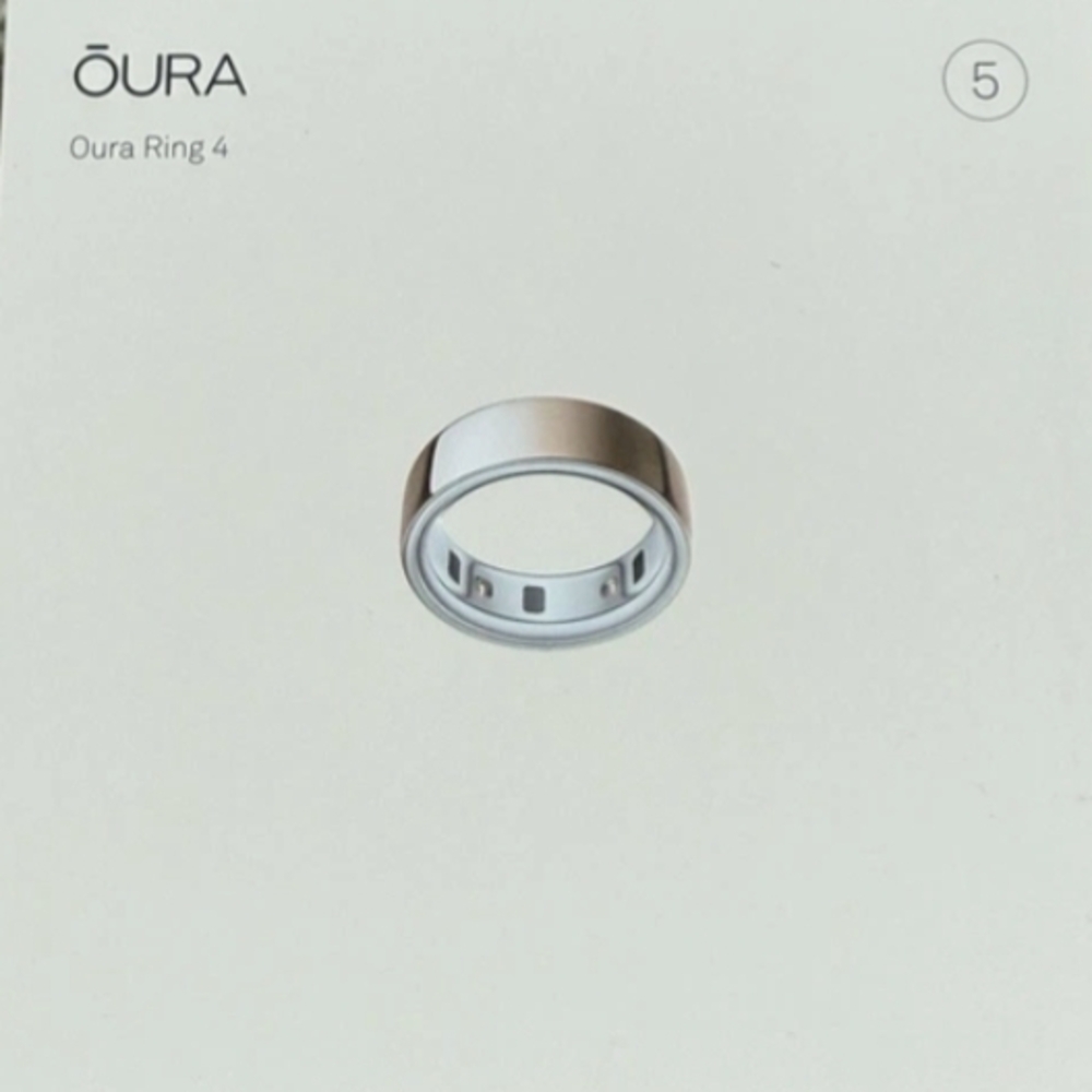 Oura Ring 4 Rose Gold, Size 5, Brand New